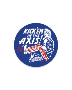 Nirvana Defense Kick 'Em In The Axis Sticker
