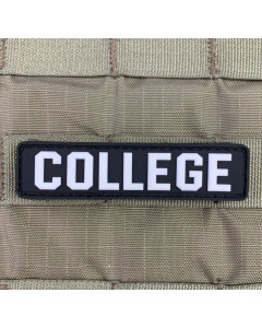 "College" PVC Patch