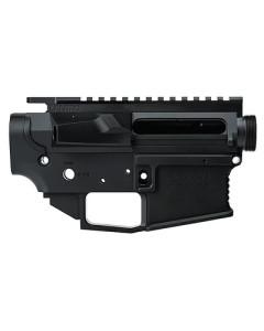 LanTac USA LLC Raven Billet AR-15 Receiver Set, Anodized Finish, Black, Includes Upper and Lower Stripped Receiver