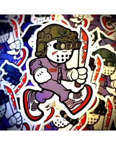 To The Grave "Lil Jason" Sticker