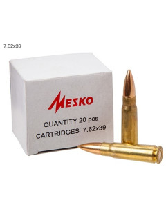 Mesko Brass Case 7.62x39 123gr FMJ