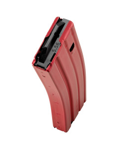 Duramag 223/5.56 NATO 30rd Magazine, Fits AR Rifles - Red