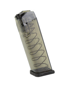 ETS 9mm 17rd Magazine, For Glock 17/19/26 - Carbon Smoke