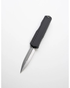 Microtech Cypher II Auto OTF 3.55" Double Edge Stonewash Standard Blade