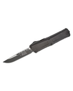 Microtech Combat Troodon Gen III Tactical Auto OTF Kinfe 4.125" Black Drop Point Blade
