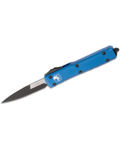 Microtech Ultratech OTF Bayonet Blue Handle Blade - 3.46"