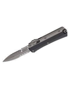 Microtech Glykon Auto OTF 3.75" Apocalyptic Double Combo Edge Bayonet Blade
