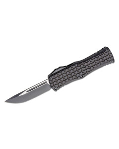 Microtech Hera Tactical Auto OTF 3.125" Black Drop Point Blade