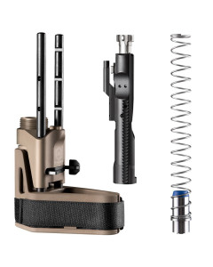 Maxim Defense SCW Pistol Stabilizing Brace - FDE - 5-Position Adjustable - Standard Buffer -  4" Collapsed Length