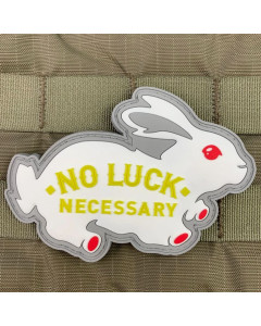 "No Luck Necessary" PVC Patch