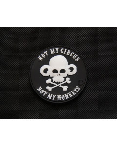 Not My Circus, Not My Monkeys 3D PVC Patch