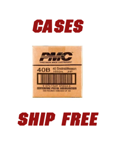 PMC Bronze 40 S&W 165GR JHP - Case Ships Free!