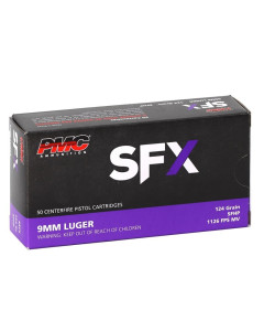 PMC SFX 9mm Luger Handgun Ammo - 124 Grain | SFHP