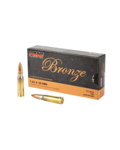 PMC Bronze 7.62x39 123gr FMJ - Case Ships Free!!