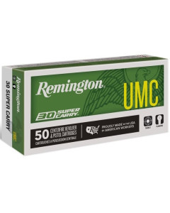 Remington UMC 30 Super Carry 100gr FMJ 50rd Box