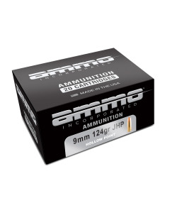 Ammo Inc 9mm 124gr JHP 20rd Box