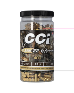 CCI Clean 22 LR 40gr Polycoated Round Nose 400rds