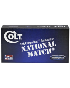 DoubleTap Ammunition Colt National Match 9mm 124gr FMJ 50rd Box