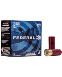 Federal Game Load Hi-Brass 12 Gauge, 2.75", #6, 3 1/4 Dram, 1 1/4oz 25rd Box