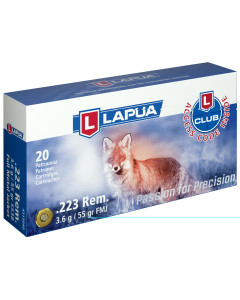 Lapua 223 Rem 55gr FMJ 20rd Box