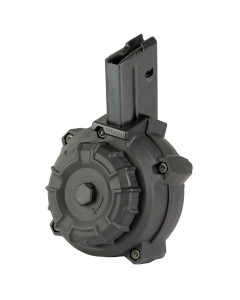 ProMag Industries, Drum Magazine, 7.62X39mm, 50 Rounds, Fits AR-15 Pattern Firearms Chambered in 7.62X39mm, Steel/Polymer Construction, Black