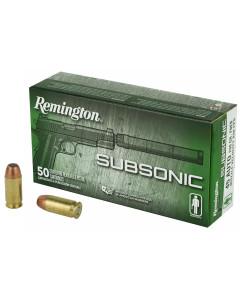 Remington Subsonic 45 ACP 230gr Flat Nose Enclosed Bullet 50rd Box