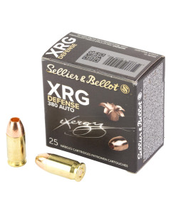 Sellier & Bellot XRG 380 ACP/9mm Browning Court 77gr JHP 25rd Box