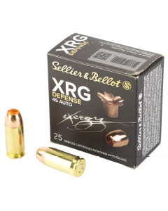 Sellier & Bellot XRG 45 ACP 165gr JHP 25rd Box