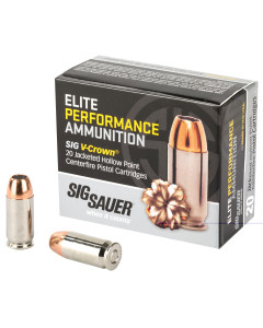 Sig Sauer Elite Performance 45 ACP 200gr V-Crown JHP 20rd Box