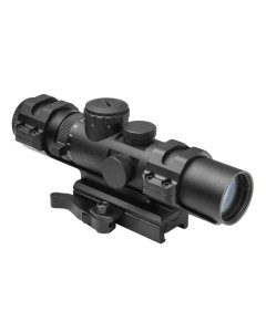 Xrs Series 2-7X32  Modular Scope/ 3 Different Upper Rings And Micro Dot Base Mount Included/ Mil-Dot/ Blue Illumination/Green/Picatinny Mount Is Convertible To AR15 Carry Handle Mount