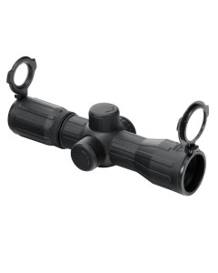 Rubber Armored Compact Series 4X30E Red & Green Ill. Rubber Scope/Ruby Lens/Rings
