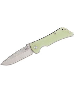 Southern Grind Bad Monkey 4" Satin Drop Point Folding Blade - Jade Green Handle
