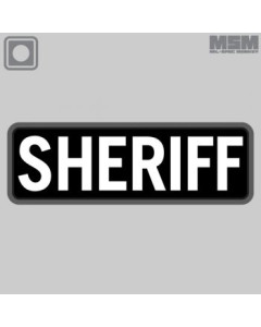 SHERIFF 6x2 PVC Patch-Gold