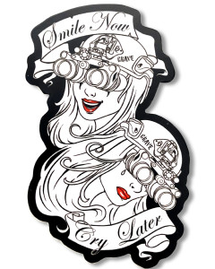 To The Grave "Smile Now, Cry Later" Sticker