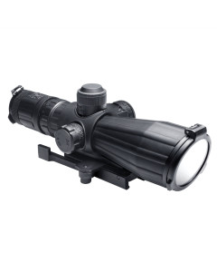 Srt Series 3-9X42 Rubber Compact With Red Laser/Blue Ill./Rangefinder/Green Lens/Quick Release