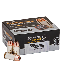 Sig Sauer Elite Defense 40 S&W 180gr V-Crown JHP 50rd Box