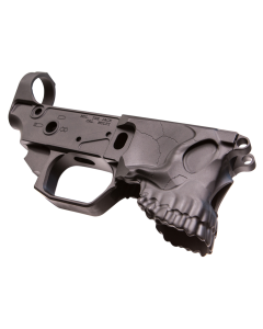 Sharps Bros The Jack Stripped Lower Multi-Caliber Black Anodized Finish 7075-T6 Aluminum Compatible w/Mil-Spec AR-15 Internal Parts