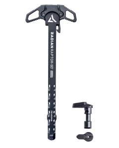 Radian Weapons Raptor SD Charging Handle & 45/90 Talon Safety, Ambidextrous Controls, Gas Ported Shaft, Fits Mil-Spec AR-15/AR-16 - Black