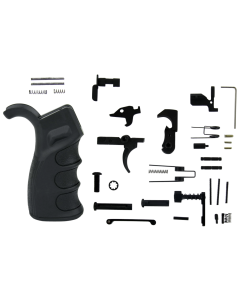 Tacfire Lower Parts Kit AR-15, Black PGAR-B Grip Included