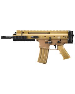 FN SCAR 15P 5.56x45mm NATO 30+1 7.50" Chrome-Lined Barrel, Flat Dark Earth, A2 Polymer Grip, Picatinny Stock Adapter, 3 Prong Flash Hider
