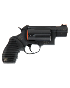Taurus Judge Public Defender 45 Colt (LC) Caliber or 2.50" 410 Gauge with 2.50" Barrel, 5rd Capacity Cylinder, Overall Matte Black Oxide Finish Steel & Black Ribber Grip