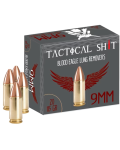 Tactical Shit "Blood Eagle" Lung Removers 9mm 115gr TUI By Fort Scott - 20rd Box