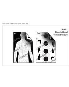 Viking Tactics Double Sided Paper Target (10 Pack)