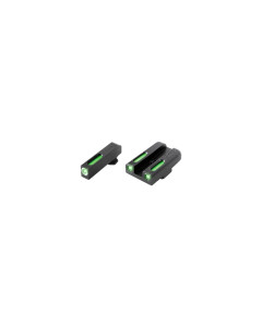 TRUGLO TFX Tritium+Fiber Optic Glock Sights