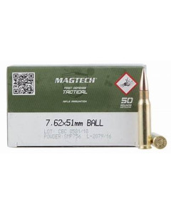 Magtech Sport Shooting M80 762NATO 147Gr FMJ 400rd Case
