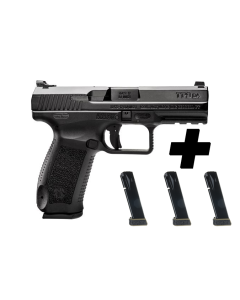 Century Canik TP9DA 9mm 2-18rd - Mags Black