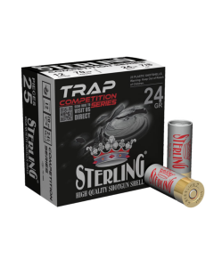 Sterling TRAP Competition 12 Gauge #8 Shot Case Length 2 3/4 24g