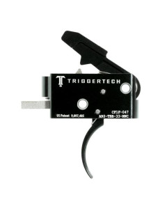 Triggertech Competitive AR Primary Trigger PVD Black Curved