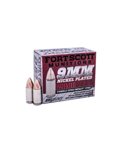 Fort Scott 9mm 80gr TUI Nickel Plated 20rd Box