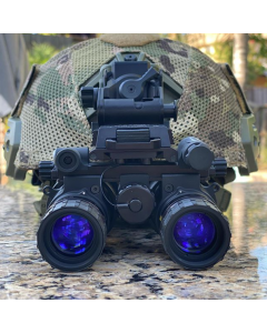 Big Luau RNVG White Phosphor Dual Tube NVG Bundle with FREE Bump Helmet and Wilcox Mount - FREE Witt Machine Suppressor with Purchase!!!